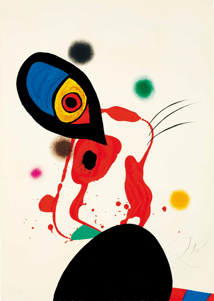  胡安·米罗 Joan Miró ——女子与鸟
